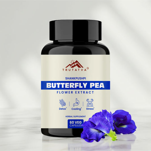 Trutatva Blue Pea Shankhpushpi Extract Capsules