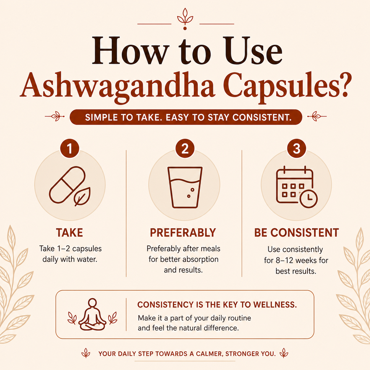 Ashwagandha root extract capsules – boosts immunity and reduces cortisol