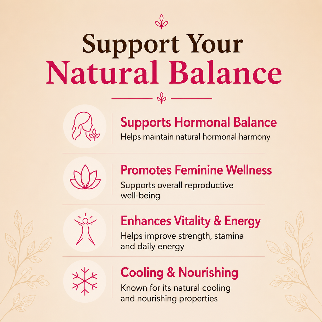 Trutatva Shatavari Extract Capsules for women – hormone balance and fertility support