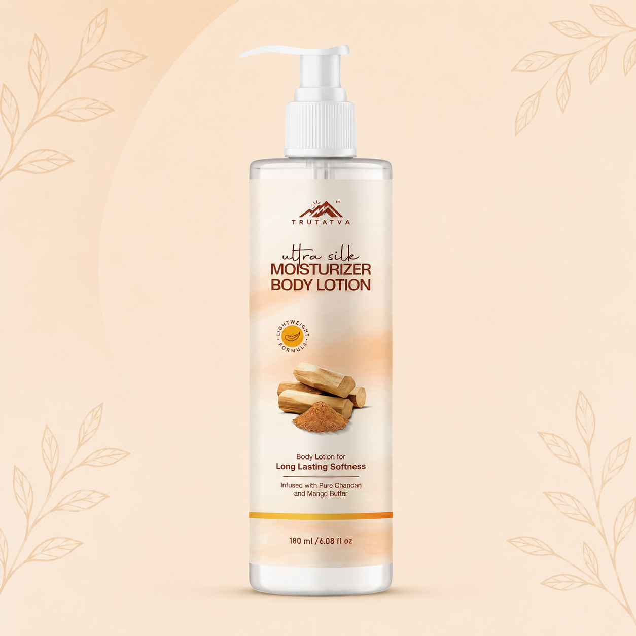 Trutatva Ayurvedic Body Lotion with Mysore Chandan – deep moisturizing for Indian skin