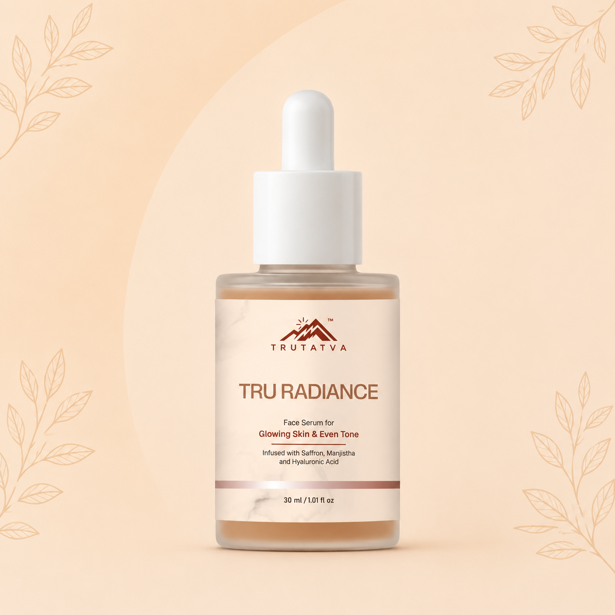 Trutatva Tru Radiance Ayurvedic face serum – pigmentation and dark spots treatment