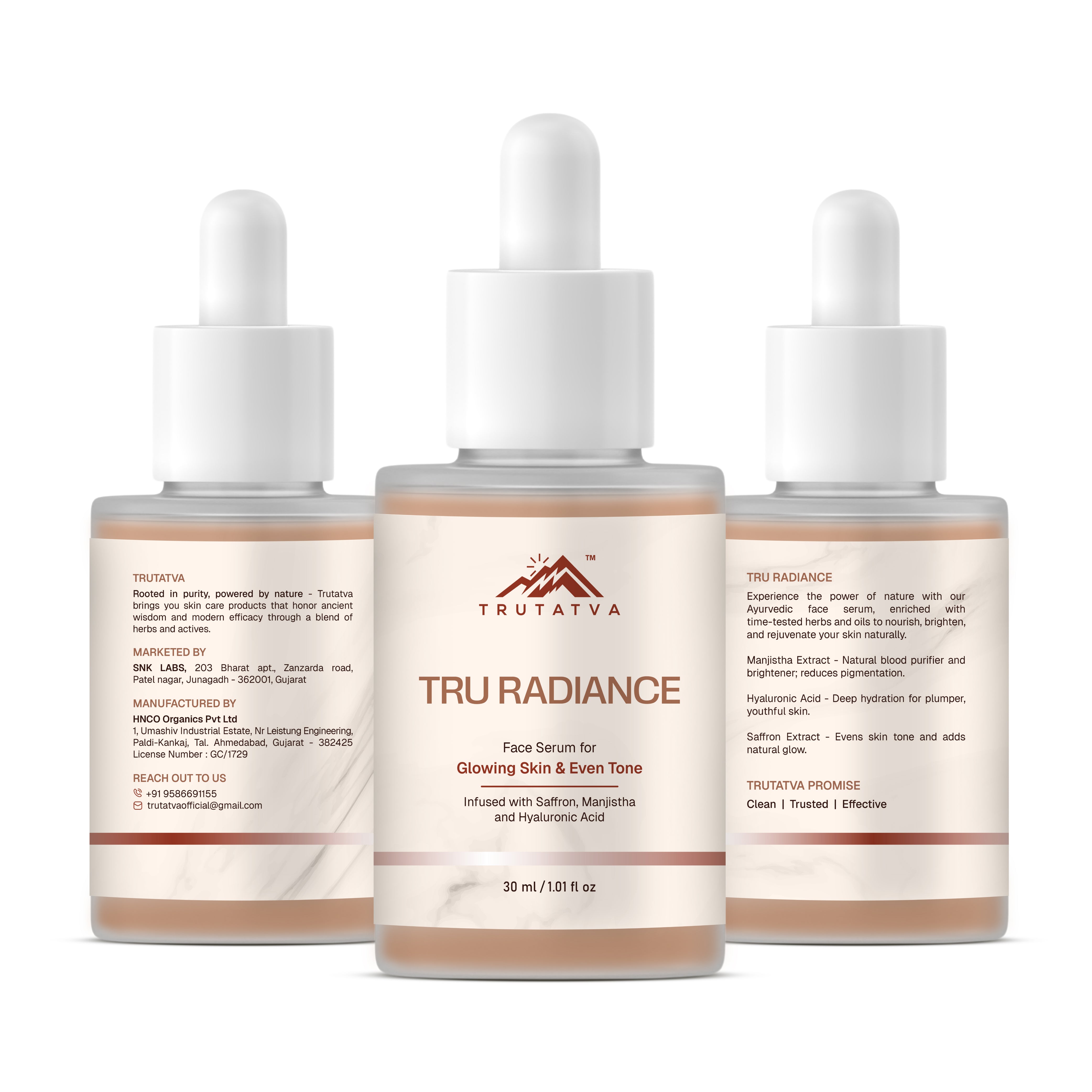 Trutatva Tru Radiance serum – reduces pigmentation and restores natural glow