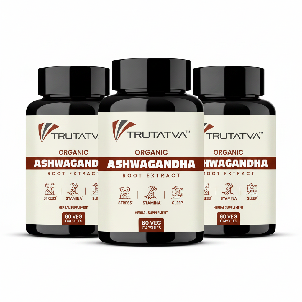 Trutatva Ashwagandha capsules Pack of 3