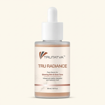 Trutatva Tru Radiance face serum bottle, 30ml dropper