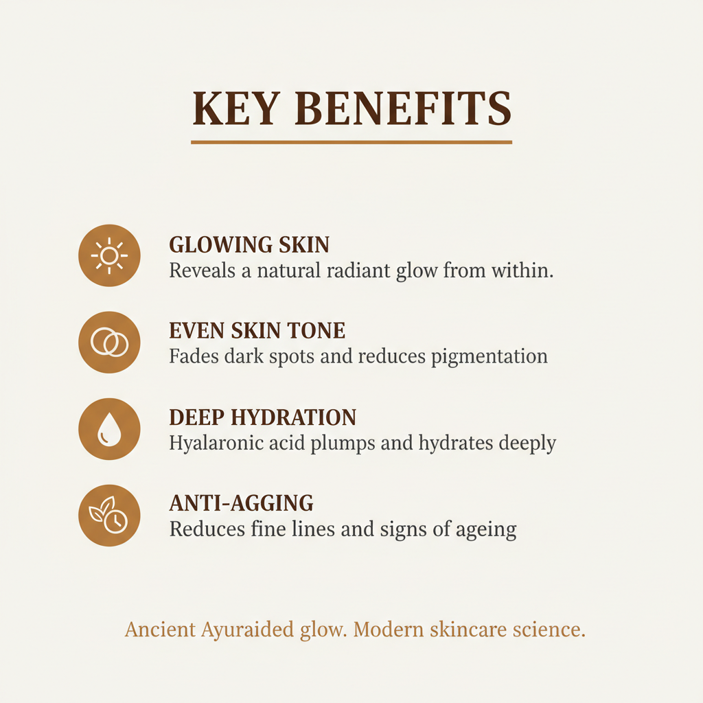 Trutatva face serum key ingredients — Manjistha, Saffron, Licorice
